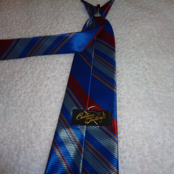 Custom Tailored Vintage Clip On Neck Tie - Picture 6 of 7